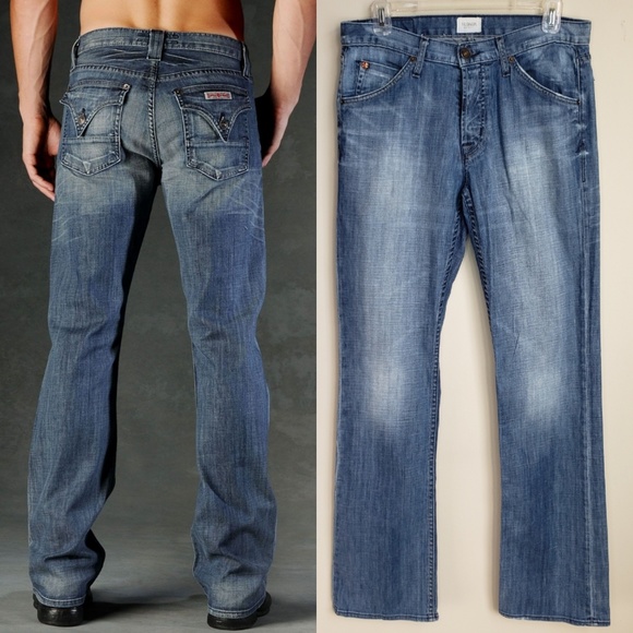 Hudson Jeans Other - Hudson men's button fly bootcut jeans
